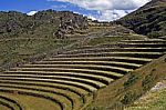 Inca Terraces Stock Photo