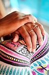 Indian Woman's Hands Stock Photo