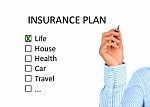 Insurance Plan Stock Photo