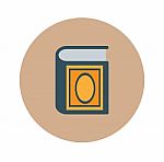 Islamic Flat Icon, Quran Icon- Flat Design Stock Photo