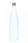 Isolated Glass Water Bottle Stock Photo