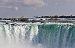 Isolated Image Of An Amazing Niagara Waterfall Stock Photo