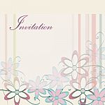 Invitation Stock Photo