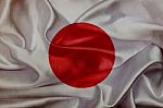 Japan Grunge Waving Flag Stock Photo