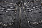 Jean Pockets Stock Photo