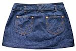Jeans Skirt Stock Photo