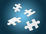 Jigsaw Puzzle Stock Photo