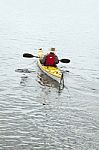 Kayaker Stock Photo