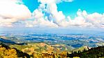 "khun Sa Than" Nan Thailand With Mountain View Point Landscape B Stock Photo