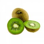 Kiwi Fruit Isolated On White Background Stock Photo
