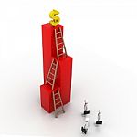 Ladder To Success Stock Photo
