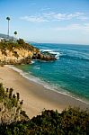 Laguna Beach Coast Line In Southern California Stock Photo