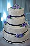 Large Wedding Cake Stock Photo