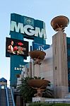 Las Vegas, Nevada/usa - August 1 : View Of The Mgm Hotel In Las Stock Photo