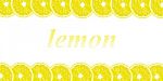 Lemon Halves Background With Space For Text On A White Backgroun Stock Photo