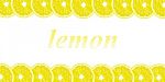 Lemon Halves Background With Space For Text On A White Backgroun Stock Photo