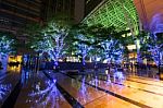 Light Illustration At Roppongi Midtown Complex Stock Photo