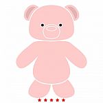 Little Bear Icon .  Flat Style Stock Photo