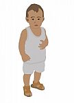 Little Boy Stock Photo