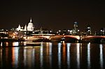 London At Night Stock Photo