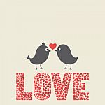 Love Bird Bird Stock Photo