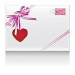 Lovers Mail Stock Photo
