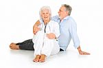 Loving Elder Couple Stock Photo