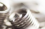 M4 And M10 Helicoils, Depicting Industrial Aplications Stock Photo