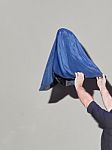 Magician On Stage Performs His Number Stock Photo