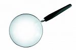 Magnifying Glass Isolated On White Stock Photo