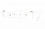Making Words With Resistors, Resist Stock Photo