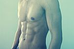 Male Chest And Muscles Stock Photo