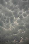 Mammatus Clouds Stock Photo