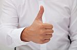 Man Gesturing Ok Sign Stock Photo
