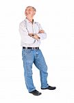 Man Posing In Casuals Stock Photo