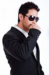 Man With Sunglasses Stock Photo