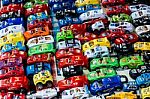 Many Small Toy Cars Stock Photo