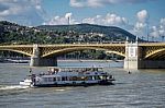 Margaret Bridge In Budapest Stock Photo