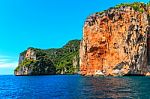 Maya Bay Phi Phi Islands Andaman Sea Krabi, South Of Thailand Stock Photo