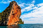 Maya Bay Phi Phi Islands Andaman Sea Krabi, South Of Thailand Stock Photo