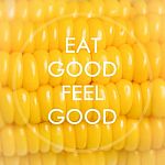 Meaningful Quote On Corn Background Stock Photo