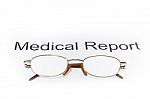 Medical Report Stock Photo