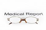 Medical Report Stock Photo