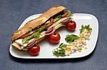 Mixed Sandwich Stock Photo