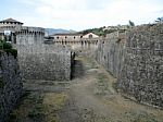 Moat Of The Castle Of Sarzana, Italy C Stock Photo