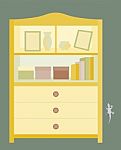 Modern Cupboard Stock Photo