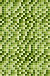 Modern Mosaic Green Wall Stock Photo