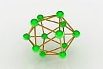 Molecular Structure Stock Photo