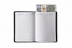 Money Book Stock Photo