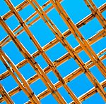 Morocco Abstract Bamboo Roof In The  Africa  Sky Stock Photo